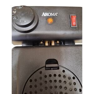 Aroma Deep Fryer black and silver